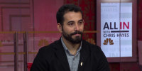 WEB EXCLUSIVE: Acclaimed Palestinian poet who escaped Gaza speaks with Chris Hayes