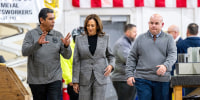 Image: Kamala Harris Campaigns For President Across Michigan