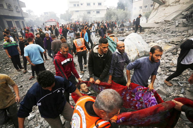 Israeli attacks on Gaza continue search rescue